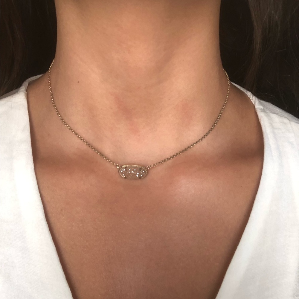Kendra Scott gold elisa necklace